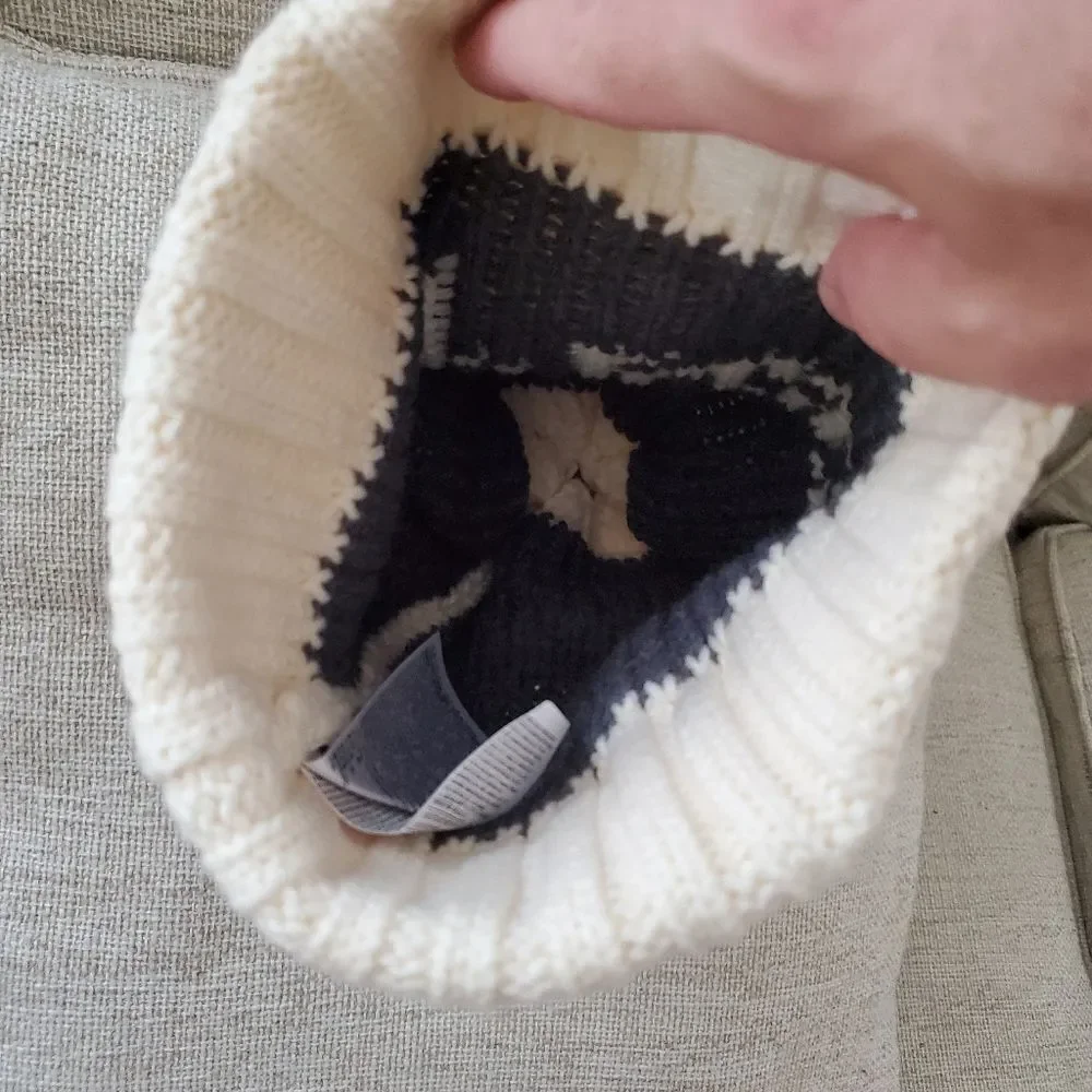 Gap Peace Pom Pom Beanie